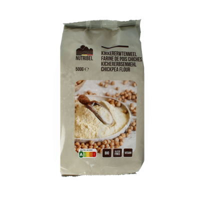 Nutribel Kikkererwtenmeel glutenvrij bio 500 Gram