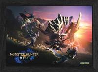 Pixel Frames Plax - Monster Hunter Rise: Magnamalo Hunt (30cm x 25cm) - thumbnail