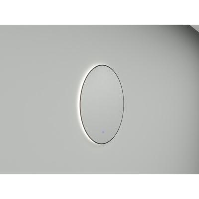 Ronde Spiegel BWS Sifo met LED, Dimbaar 80 cm Mat Zwart
