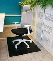 Floortex vloermat Cleartex Advantagemat, voor tapijt, rechthoekig, ft 116 x 150 cm, zwart - thumbnail