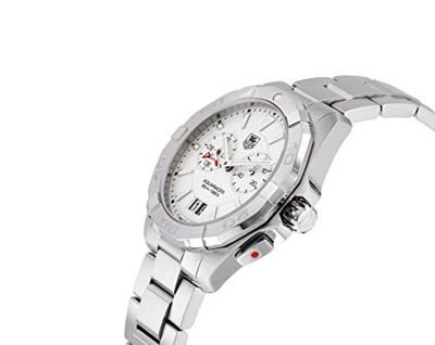 Tag Heuer Aquaracer chronograaf herenhorloge met zilveren wijzerplaat WAY111Y.BA0928