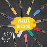 Krijtstift SECURIT SMA-100 rond 1-2mm zwart - thumbnail