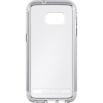 Tech21 Impact Shield Self Heal displaybeschermfolie zelfherstellend resistent slagvast stootvast voor Samsung LG G5 - transparant, Evo Frame., Samsung Galaxy S7 Edge, transparant/wit.
