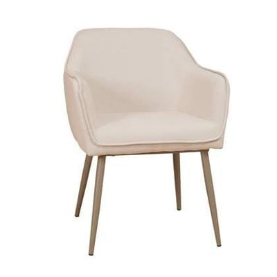 Bronx71 Scandinavische eetkamerstoel Elin off white gerecyclede stof -