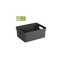 Sigma Home Opbergbox 24L antraciet - thumbnail