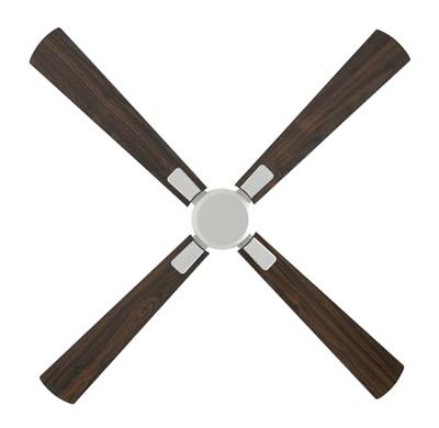 CasaFan ECO NEO III 132 WE-NB/KI WiFi Flügel Nussbaum/Kirsche Plafondventilator 27 W (Ø x h) 132 cm x 360 mm Wit Met afstandsbediening, Timer, Met wintermodus,