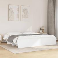 Bedframe zonder matras 180x200 cm spaanplaat wit - thumbnail