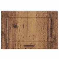 Keukenwandkast Porto bewerkt hout oud houtkleurig - thumbnail