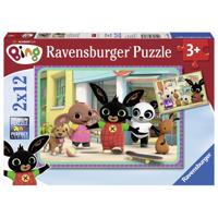 Ravensburger puzzel Bing's avontuur 2x12 stukjes - thumbnail