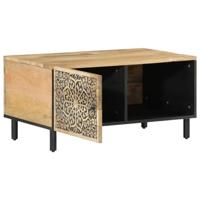 Salontafel 80x50x40 cm massief mangohout - thumbnail