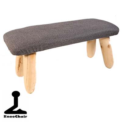 Meditatiebankje Hout Antraciet