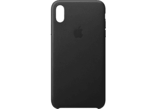 Apple Leather Case iPhone XS Max zwart
