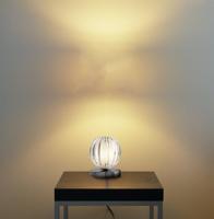 Searchlight TafellampClaw 14cm chroom met helder glas - EU1811CL - thumbnail