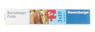 Ravensburger puzzelsset schattige pony's - 3 x 49 stukjes