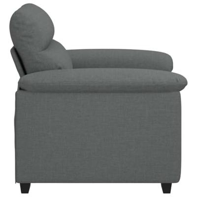 Fauteuil 60 cm stof donkergrijs Fauteuil 60 cm stof donkergrijs