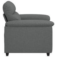 Fauteuil 60 cm stof donkergrijs - thumbnail