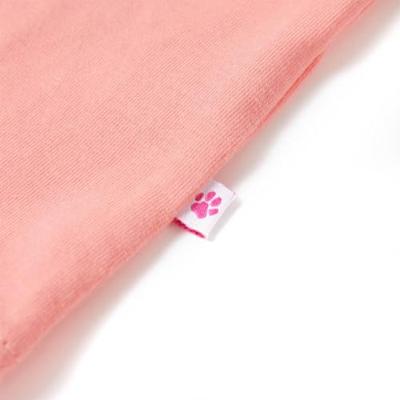 VidaXL Kindershirt 128 lichtkoraalkleurig