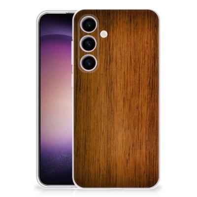 Samsung Galaxy S24 | Bumper Hoesje | Donker Hout Samsung Galaxy S24 | Bumper Hoesje | Donker Hout