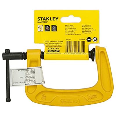 Stanley handgereedschap 75mm/3" C-Klem - 0-83-033 Stanley handgereedschap 75mm/3" C-Klem - 0-83-033