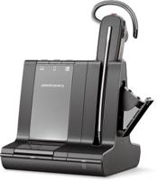 HP DECT Mono-headset 'Savi W8245' convertibel, met basisstation, hoofdband + nekbeugel en oorhaak, SoundGuard en batterijoplaadvak, Skype for Business, zwart - thumbnail