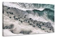 Schilderij - Kustlijn, 2 maten, Premium print - thumbnail