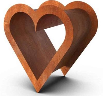 Egura Uitsparing Cortenstaal Houtopslag Hart 600 x 540 x 380 mm Geroba - Geroba Egura Uitsparing Cortenstaal Houtopslag Hart 600 x 540 x 380 mm Geroba - Geroba