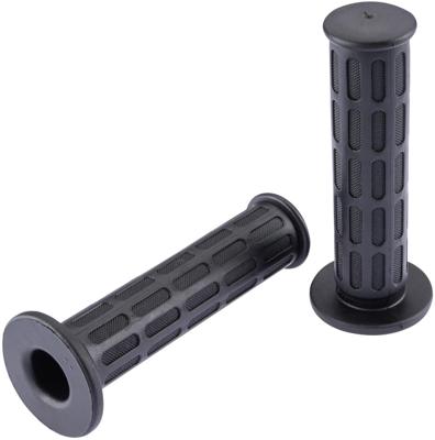 Domino rubber handvat "honda stijl rubber grip 1082 bw 134mm closed
