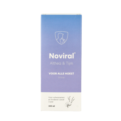 Noviral Alle hoest althea en tijmsiroop 200 Milliliter