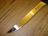 Metaltex line fileermes 31 cm zwart/rvs - thumbnail