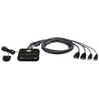 ATEN CS22HF KVM-switch Zwart - thumbnail