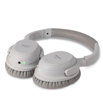 LINDY 73200 LH500XW Draadloze hoofdtelefoon met Active Noise Cancelling, grijs