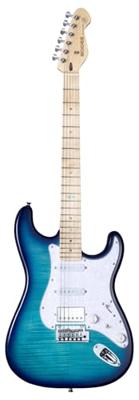 Mooer MSC30 Pro Guitar Lake Blue elektrische gitaar met gigbag