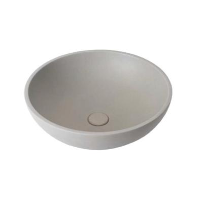 Waskom Ideavit Idea.Rex 44x44x14.5 cm Rond Beton Grijs Ideavit Waskom Ideavit Idea.Rex 44x44x14.5 cm Rond Beton Grijs Ideavit