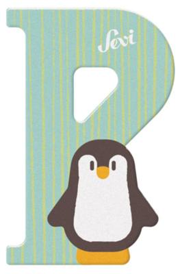 Sevi letter p penguin: 10 cm (83016)