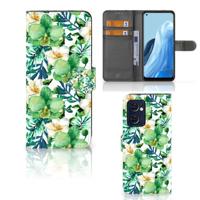 OPPO Find X5 Lite | Reno 7 5G Hoesje Orchidee Groen - thumbnail