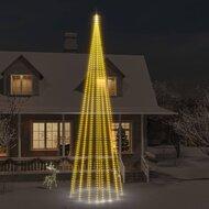 Vlaggenmast kerstboom 1134 LED's warmwit 800 cm - thumbnail