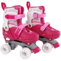 Street Rider rolschaatsen roze verstelbaar, maat 27-30 - thumbnail