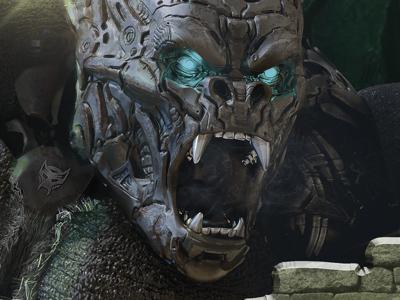 Hasbro Transformers Beast Alliance Optimus Primal Animatronic + Licht en Geluid