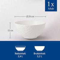 VILLEROY & BOCH - Manufacture Rock Blanc - Saladeschaal 2,40l - thumbnail