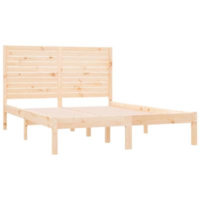 Bedframe massief hout 150x200 cm