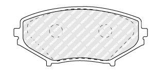 Remblokken set FDB1758