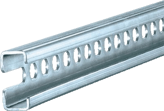 Rittal SZ 4943.000 4943.000 DIN-rail Geperforeerd, C-profiel Plaatstaal 455 mm 6 stuk(s)