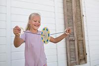 BS Toys kleurenspinner hout trekspel - thumbnail