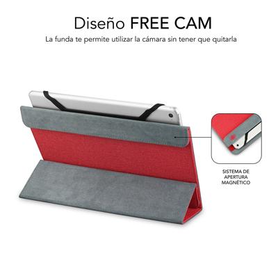 Tablet kap Subblim SUB-CUT-2FC002 Rood - thumbnail