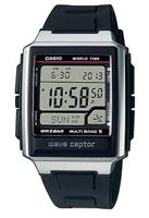 Casio WV-59R-1AEF Horloge Zendergestuurd (l x b x h) 48.3 x 39 x 12.5 mm Zilver Materiaal (behuizing): RVS, Hars Materiaal (armband): Hars - thumbnail