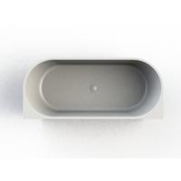 Arcqua Pinto half vrijstaand ligbad 180x80 mat wit BAD116439 - thumbnail