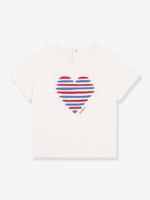 Baby T-shirt met korte mouwen PETIT BATEAU wit - thumbnail