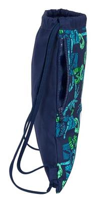 Rugtas met Koordjes El Niño Glassy Marineblauw 35 x 40 x 1 cm