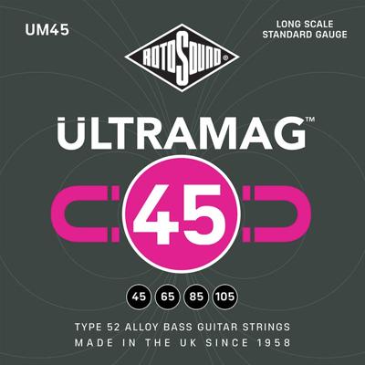 Rotosound Ultramag UM45 snarenset voor elektrische basgitaar