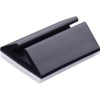 TRU COMPONENTS Bevestigingssokkel (zelfklevend) Zelfklevend T1904CA036 Bundel-Ø (bereik) 2.50 tot 3.50 mm Zwart 10 stuk(s) - thumbnail